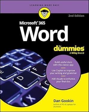 Microsoft 365 Word for Dummies Book
